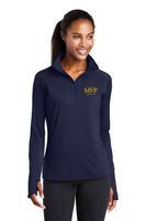 Sport-Tek Ladies Sport-Wick Stretch 1/4-Zip Pullover